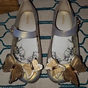 Mini melissa butterfly shoes